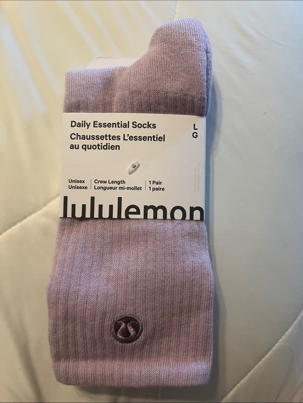Daily Essential Socks Crew Length Unisex